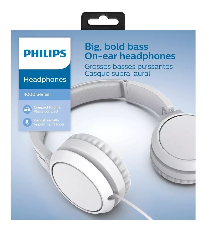 AUDÍFONOS PHILIPS ON EAR TAH4105WT00 - 2