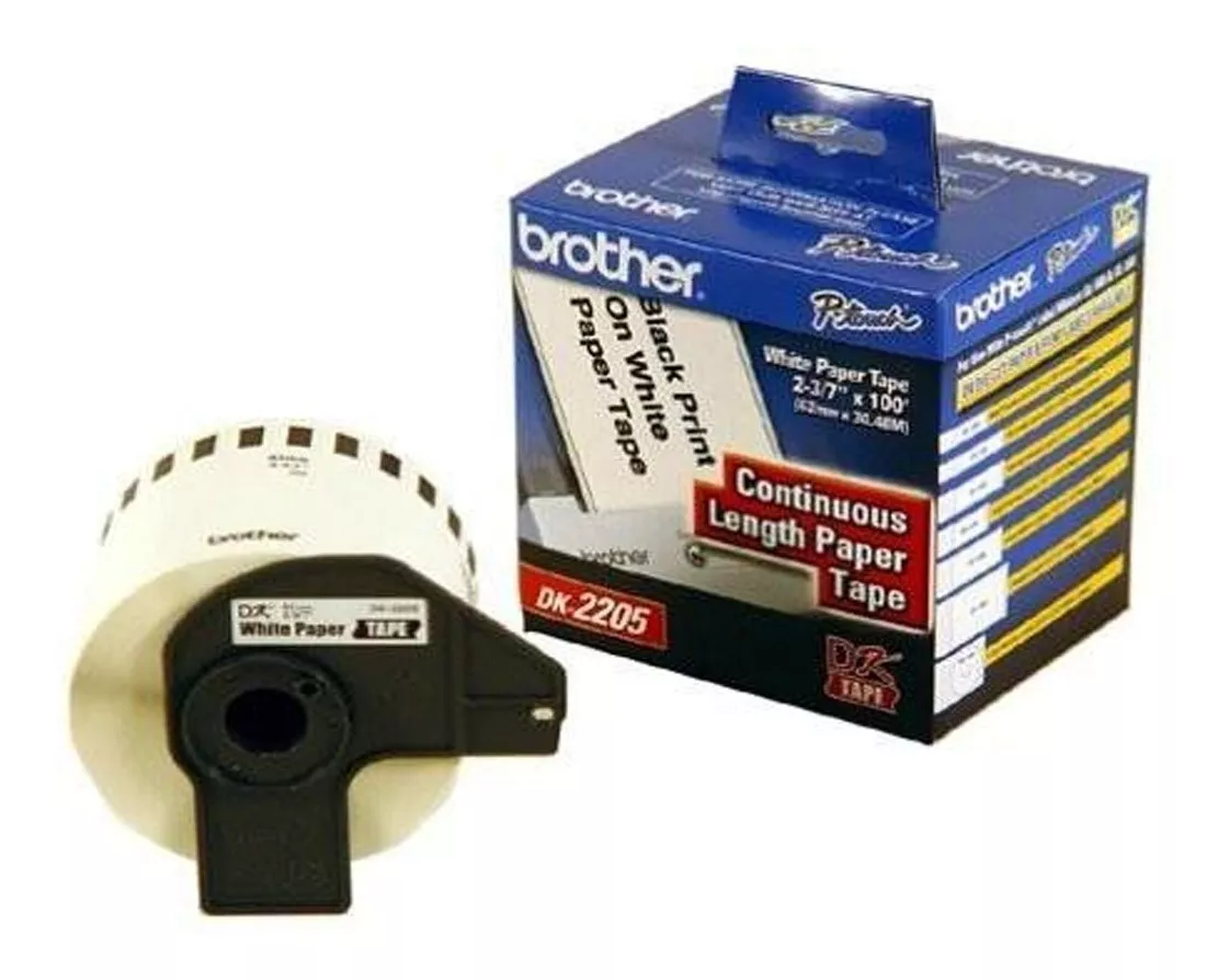 CINTA BROTHER DK-2205 62MM X 30.48 MTS CONTINUO - 1