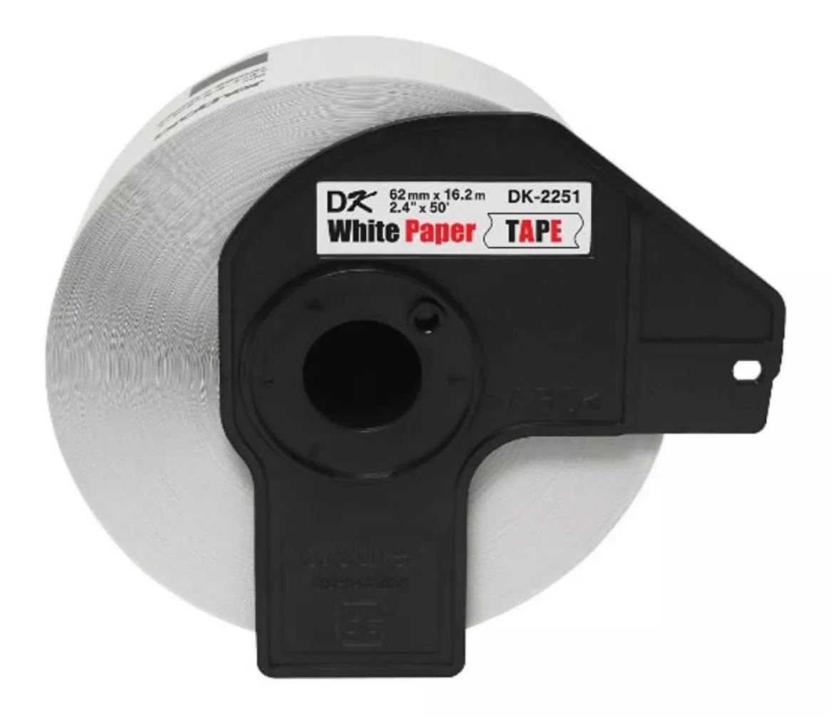 CINTA BROTHER DK-2251 62MM X 15.24 MTS CONTINUO FONDO BL - 2