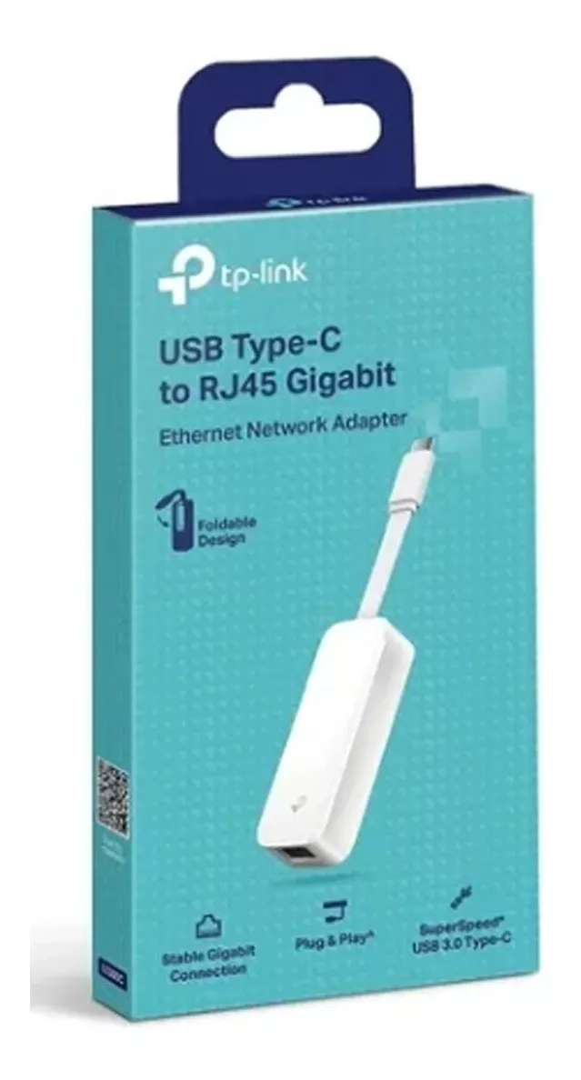 ADAPTADOR TP-LINK USB-C A USB-A RJ45 (RED, LAN) UE300C - 5