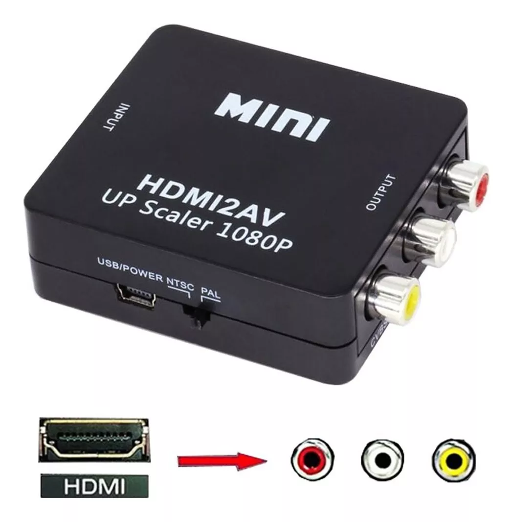 CONVERSOR DE VIDEO ULINK HDTV A RCA, AUDIO Y VIDEO - 2