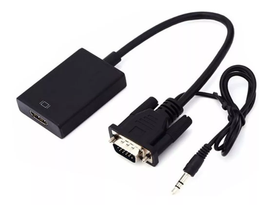 CONVERSOR DE VIDEO VGA + AUDIO A HDTV . ALIMENTA POR USB - 2