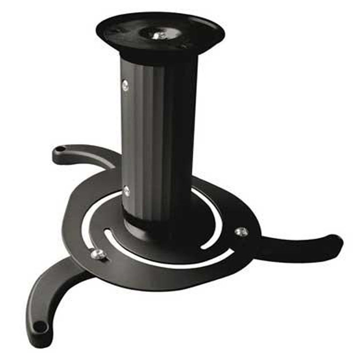 SOPORTE NEGRO PROYECTOR A TECHO 13 O 20 CM. 10KG - 1