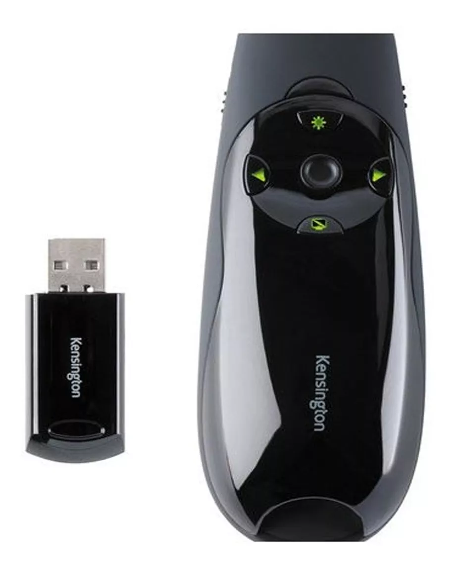PRESENTADOR INALAMBRICO LASER VERDE, KENSINGTON.BOLETA/FACTU - 1