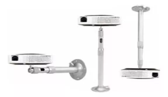 SOPORTE PARA MINI PROYECTOR A TECHO, 30 A 60 CM. PLATEADO - 4