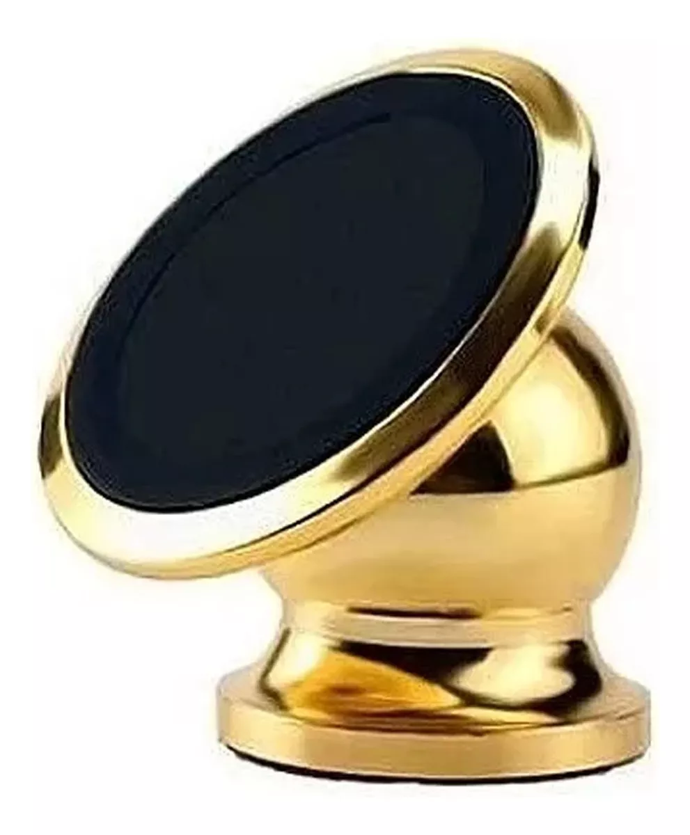 SOPORTE MAGNETICO DE CELULAR PARA AUTO, DORADO. BOLETA/FACTU - 1