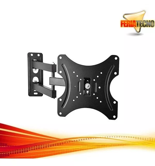 SOPORTE LCD LED TIPO BRAZO EN MURO 14 A 42 35KG NEGRO FERIATECNO - 4