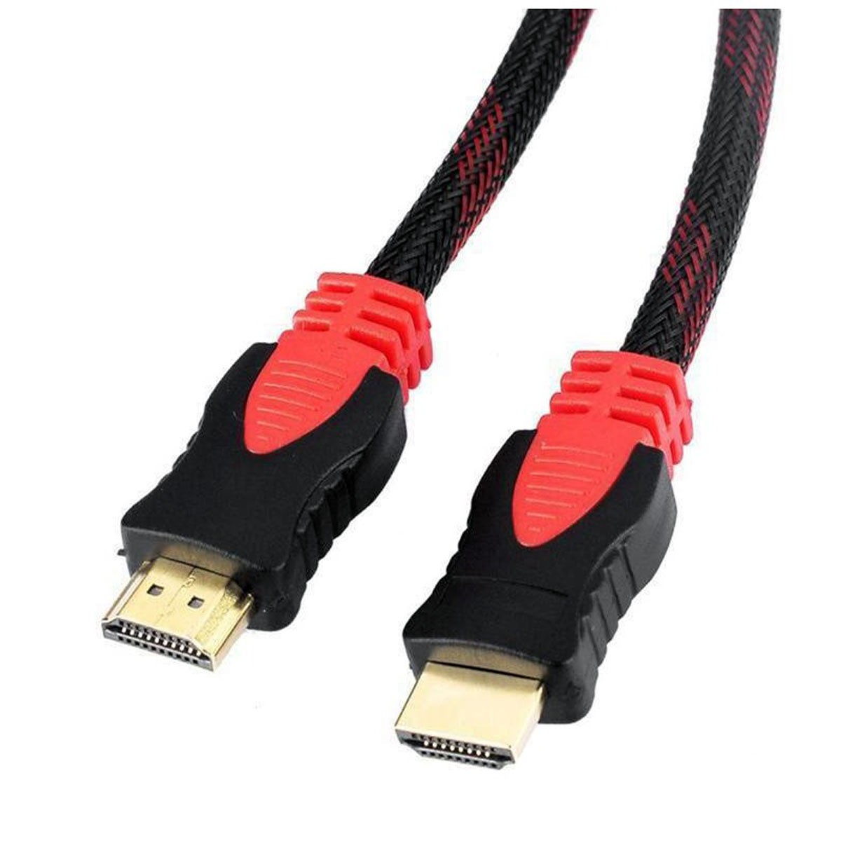 CABLE HDTV 5 MTS CONECTOR BAÑO ORO MALLA - 1