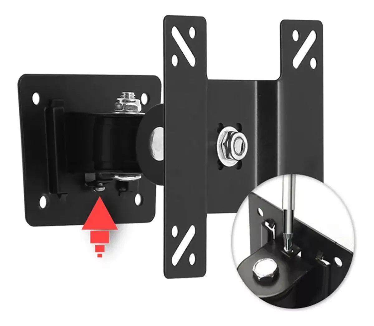 SOPORTE PARA MONITOR LCD LED EN MURO 14 A 24. BOLETA FACT FERIATECNO - 4