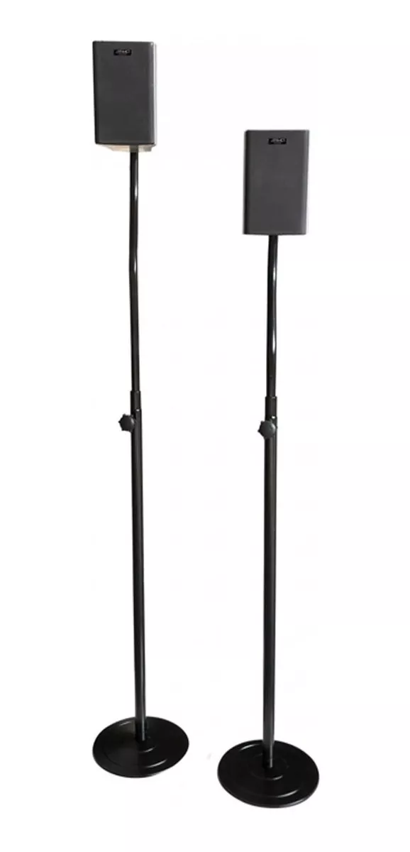 PEDESTAL PARA PARLANTE (2 UNI.), NEGRO. - 1