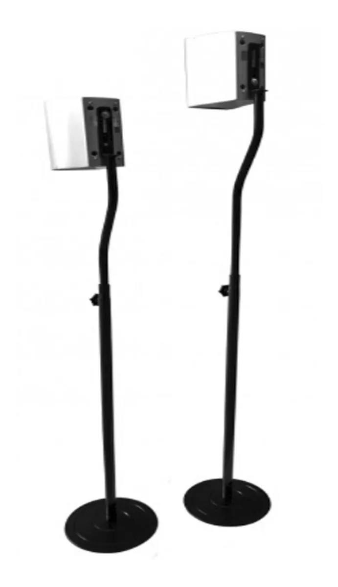 PEDESTAL PARA PARLANTE (2 UNI.), NEGRO. - 2