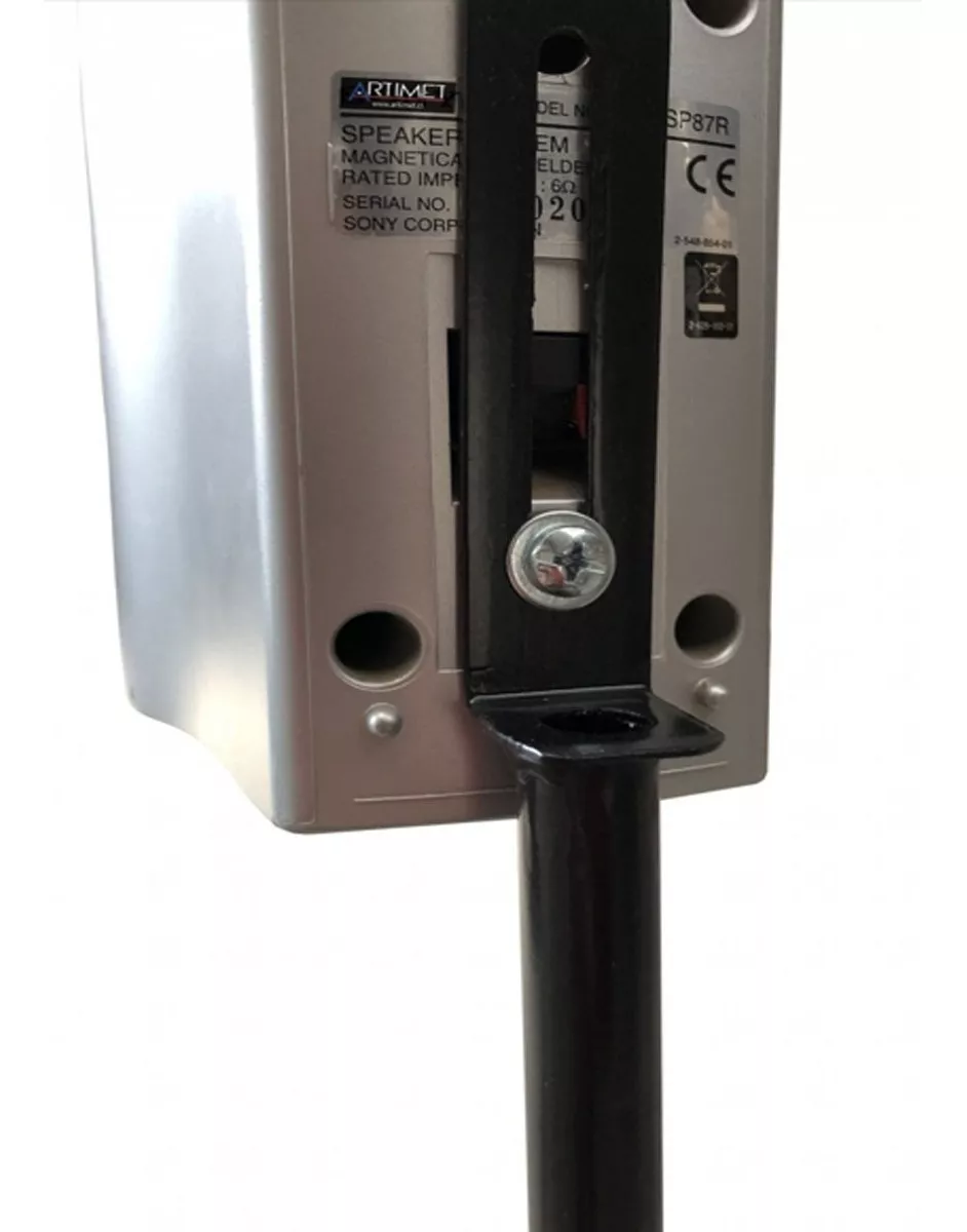 PEDESTAL PARA PARLANTE (2 UNI.), NEGRO. - 4