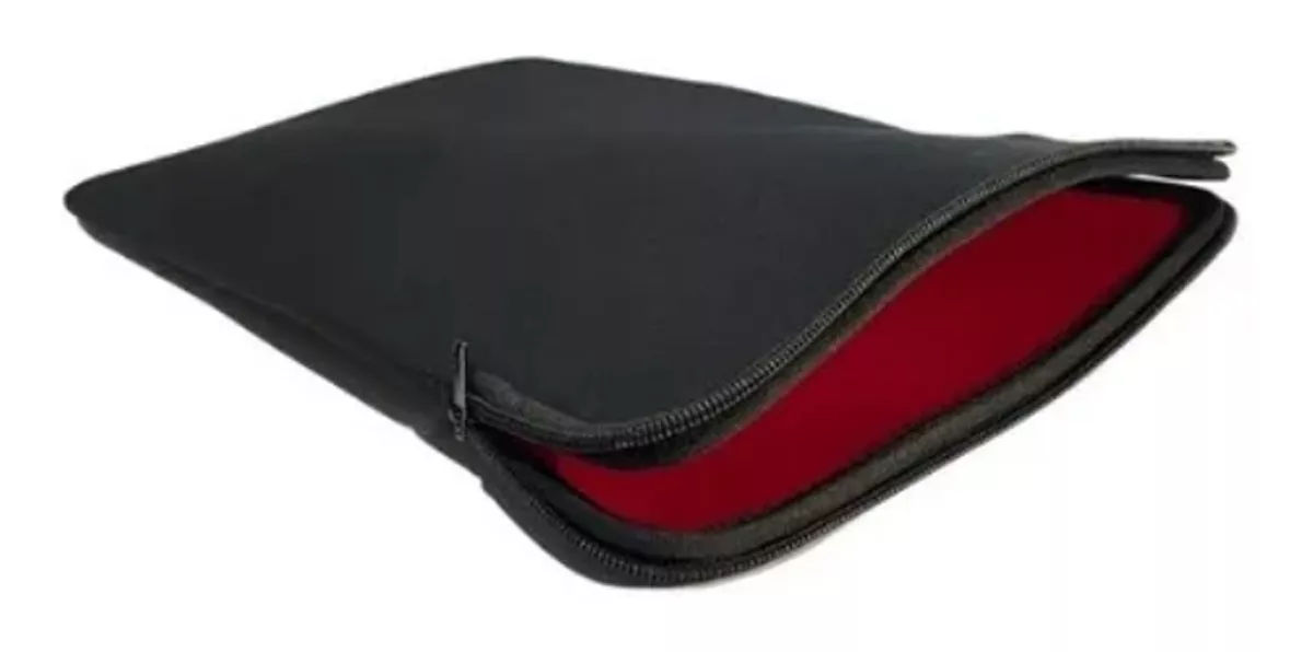 FUNDA PARA NOTEBOOK DE 15.6 , CON CIERRE, NEGRA - 1