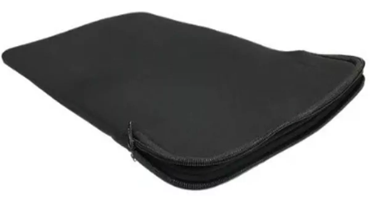 FUNDA PARA NOTEBOOK DE 15.6 , CON CIERRE, NEGRA - 2