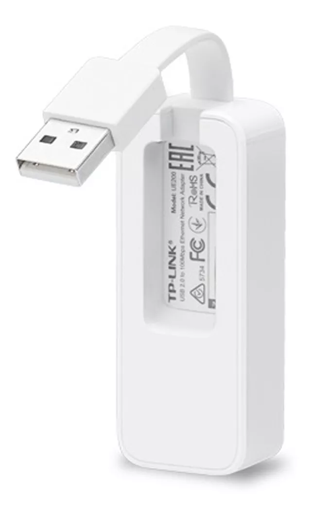 ADAPTADPR USB 2.0 A RJ45 (RED). TP-LINK UE200 - 3