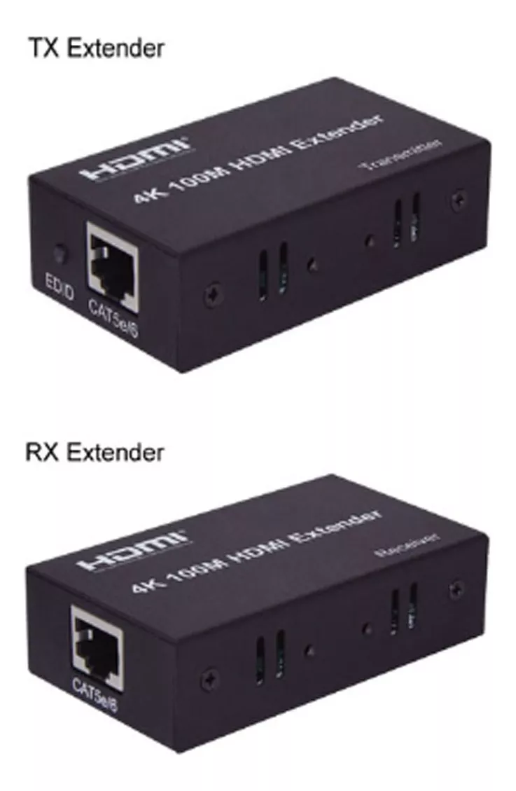EXTENSOR HDTV 4K HASTA 100MTS POR UTP. CAT.5E/CAT.6. ACTIVO - 3