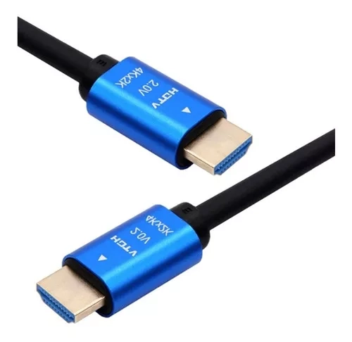 CABLE FERIATECNO HDTV 2.0 4K 15 MTS M/M CONEC BAÑO ORO PREMIUM - 2