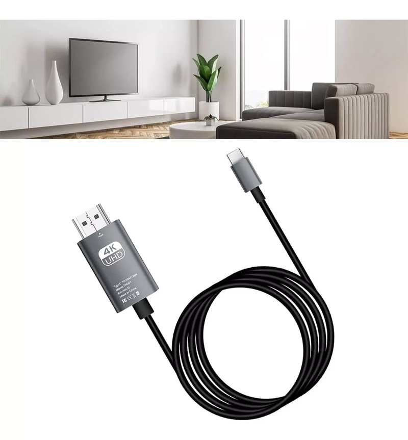 CABLE USB-C A HDTV 1,8 MTS. 4K 60HZ - 4