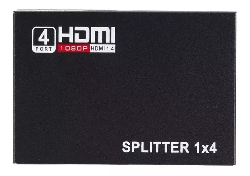 SPLITTER HDTV 4 SALIDAS, V1.4, SOPORTA 3D. AMPLIFICADO FC/BT - 4