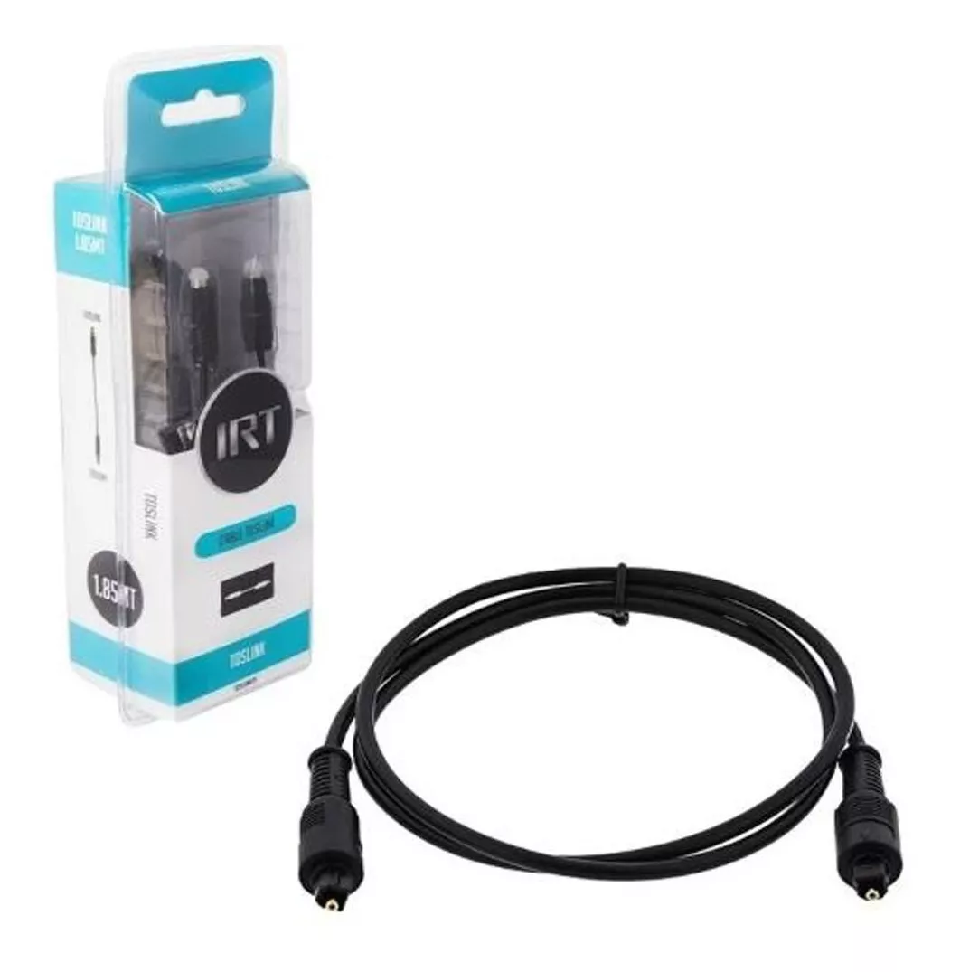 CABLE TOSLINK 1,8 MTS. AUDIO DIGITAL ÓPTICO.FACTURA/BOLETA - 1