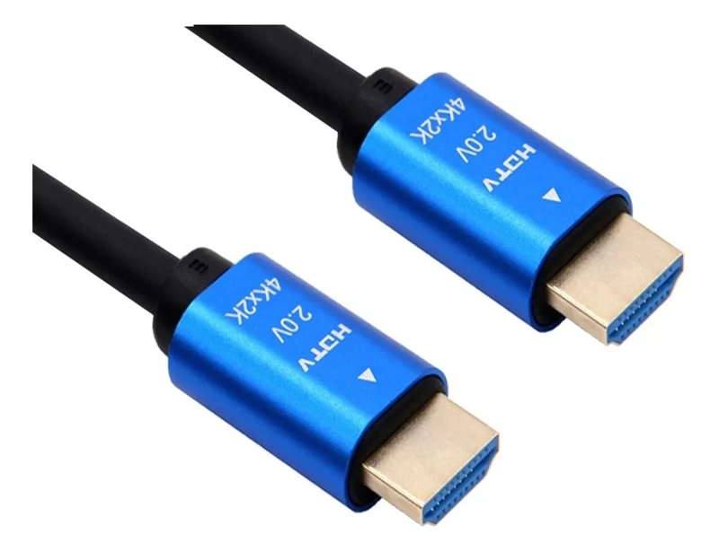 CABLE HDMI 2.0 4K 1.5 MTS M/M CONEC BAÑO ORO PREMIUM - 2