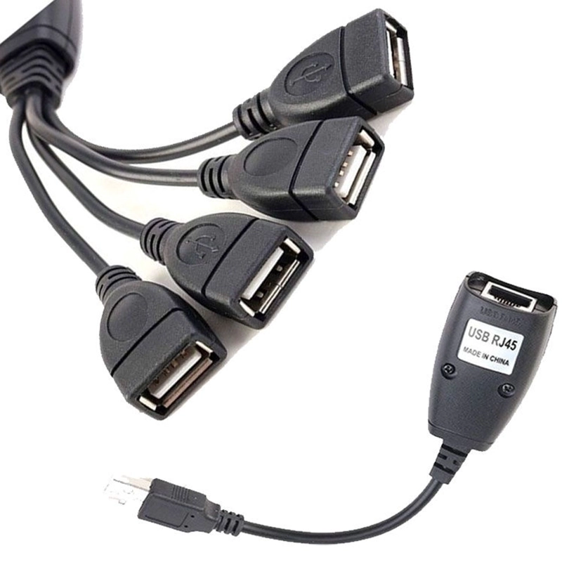 EXTENSOR USB 2.0 POR RJ45 4 PUERTOS, HASTA 45 METROS - 5
