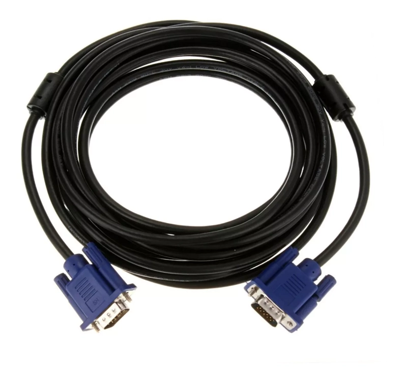 CABLE VGA 20 MTS. M/M, C/FERRITA, CONECTOR AZUL FACT/BOLT - 1