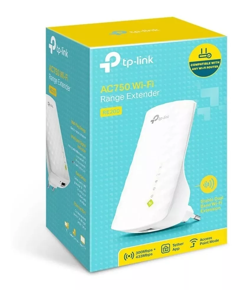 RANGE EXTENDER TP-LINK RE200 V4 BLANCO 100V/240V - 4