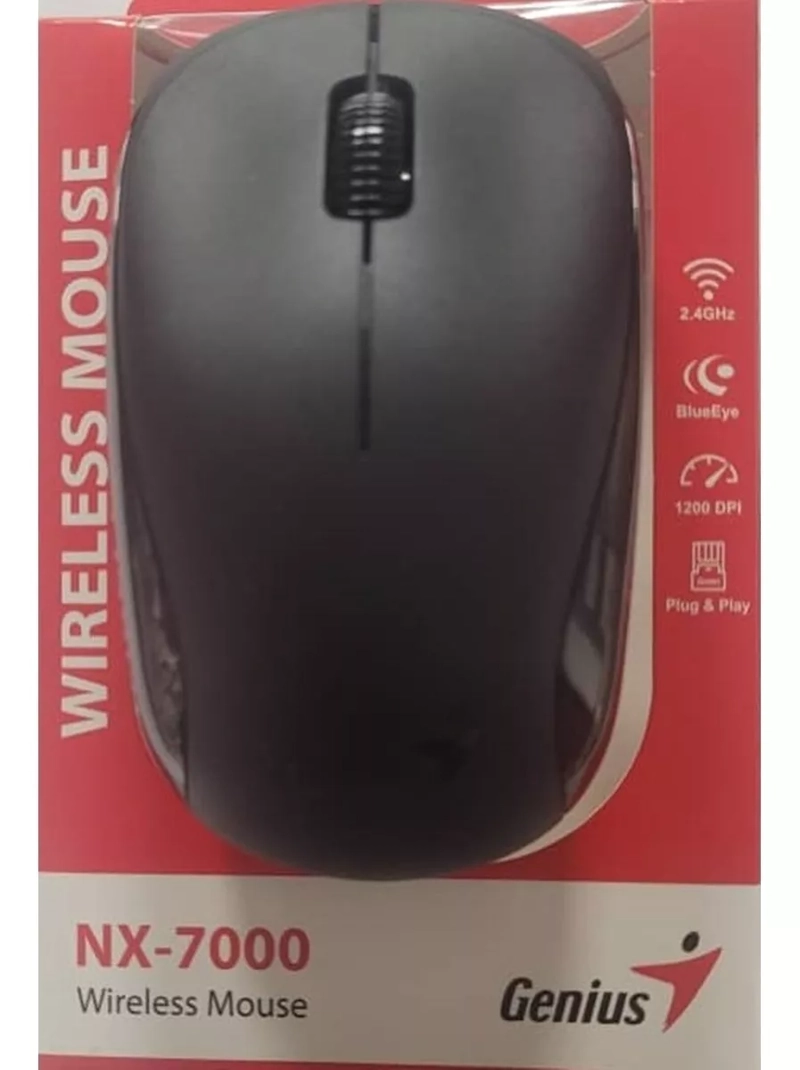 MOUSE INALÁMBRICO GENIUS NX-7000 CALM BLACK - 3