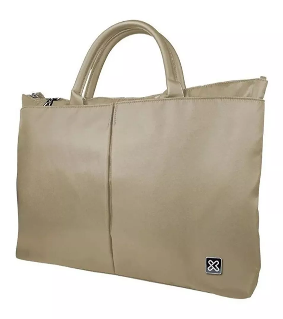 CARTERA PARA NOTEBOOK BEIGE HASTA 15,6´´. BOLETA/FACTURA - 1