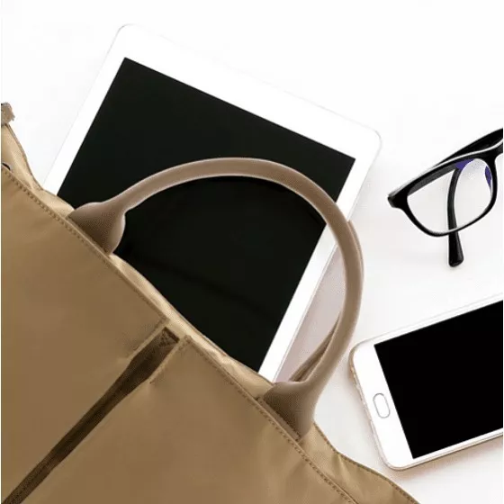 CARTERA PARA NOTEBOOK BEIGE HASTA 15,6´´. BOLETA/FACTURA - 4