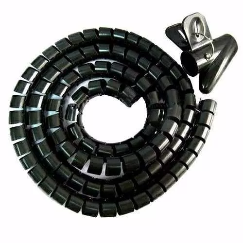 FUNDA PARA CABLE 2 METROS, ANCHO 20MM., NEGRA. BOLETA/FACT - 2