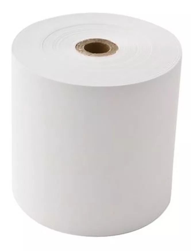 ROLLO DE PAPEL TERMICO DE 80MM X 80 METROS. 58 GRS.FACT/BOLE - 1