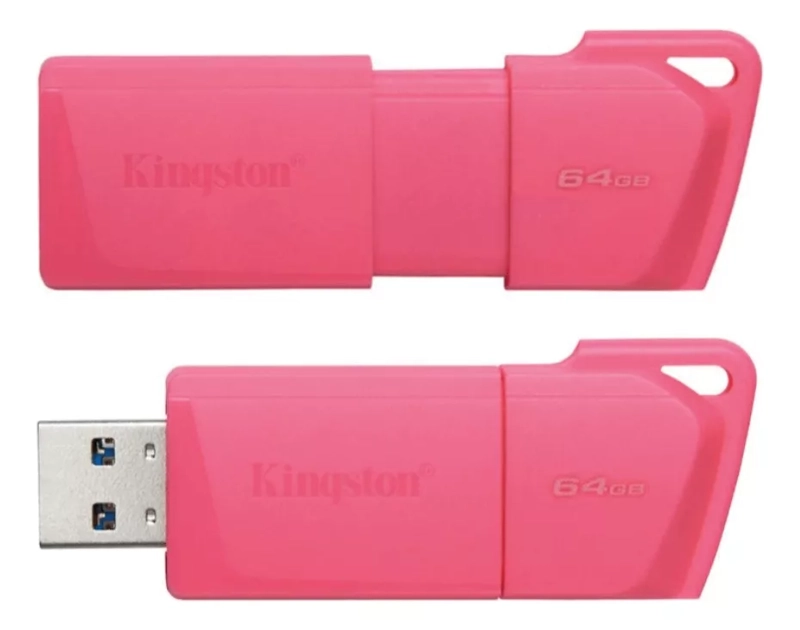 MEMORIA FLASH USB DE 64 GB 3.2 EXODIA M PINK COLOR ROSA - 2