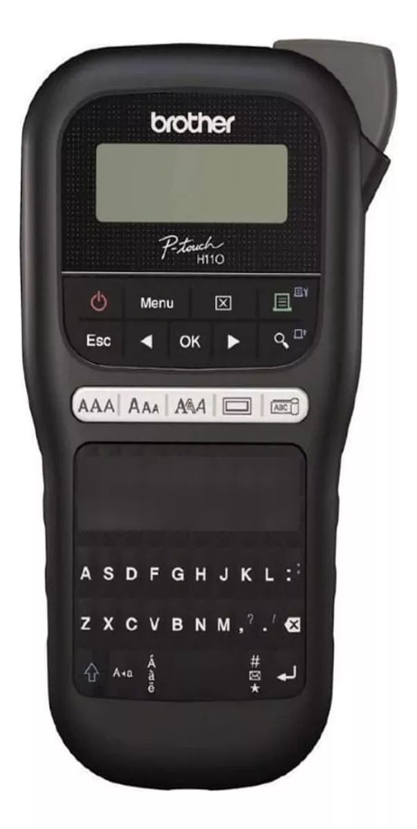 ROTULADORA BROTHER PT-H110 PORTATIL NEGRA - 1