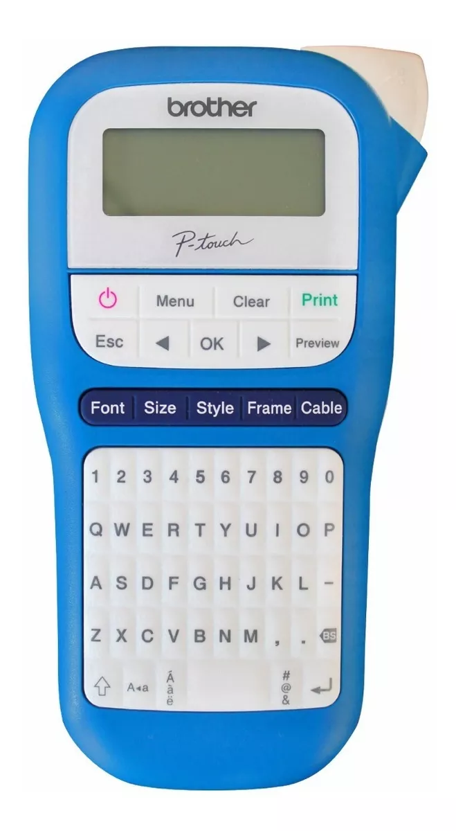 ROTULADORA BROTHER PT-H110 PORTATIL AZUL - 1
