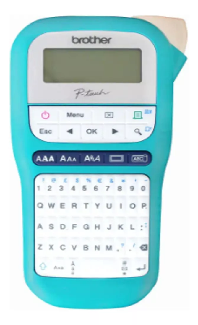 ROTULADORA BROTHER PT-H110 PORTATIL TURQUESA - 1