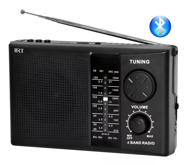 RADIO CON BLUETOOTH, RECARGABLE Y A PILAS. 4 BANDAS - 1