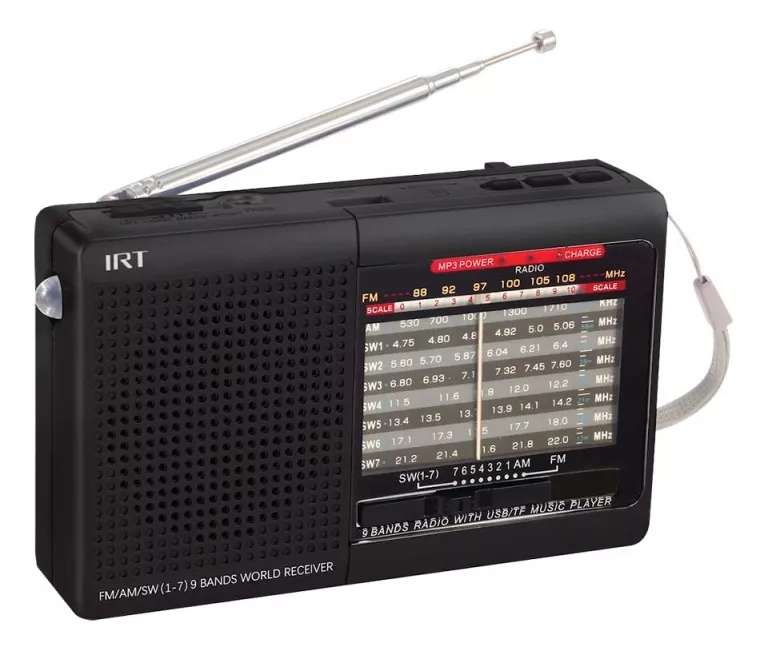 RADIO IRT FM/AM/SW USB/ MSD CON BATERIA RECARGABLE - 5