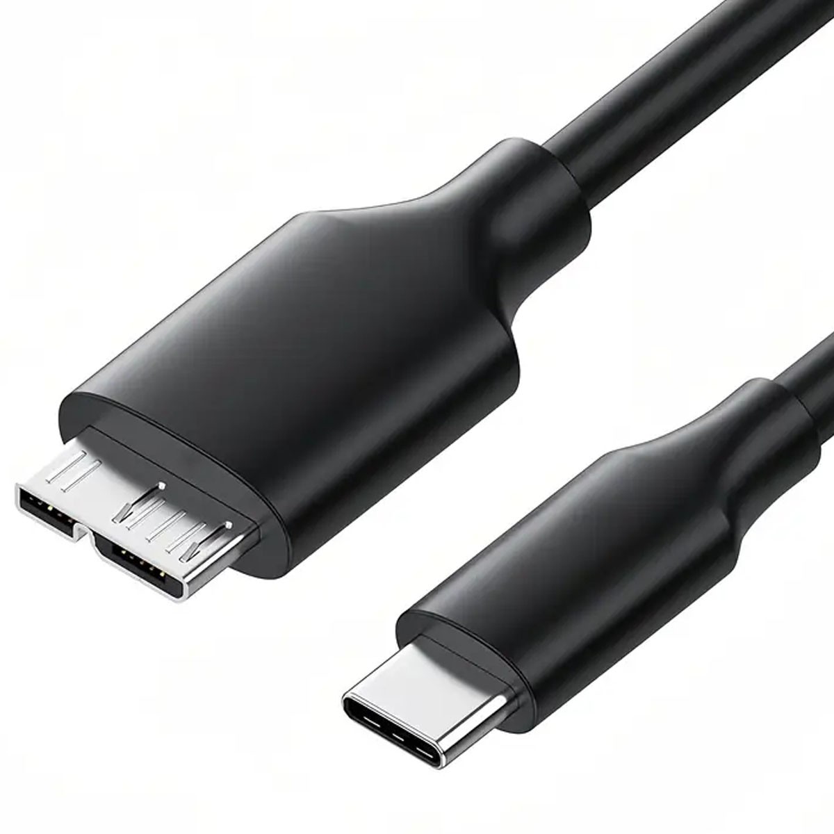 CABLE USB-C A MICRO B M/M 1 METRO (DISCO DURO) - 3