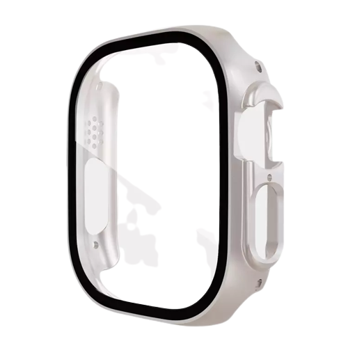 PROTECTOR CARCASA CON VIDRIO PARA APPLE WATCH 49MM ULTRA / PERLA - 1