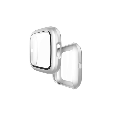 Vancle Custodie Protettive Per Fitbit Versa 2 (Solo Orologio) – Confezione Da 3 In TPU Morbido, Trasparenti E Colorate (Nero, Oro Rosa, Argento) - 4