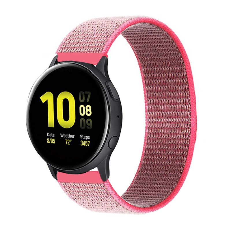 CORREA NYLON PARA SAMSUNG HUAWEI AMAZFIT 20 MM / ROSA OSCURO - 1