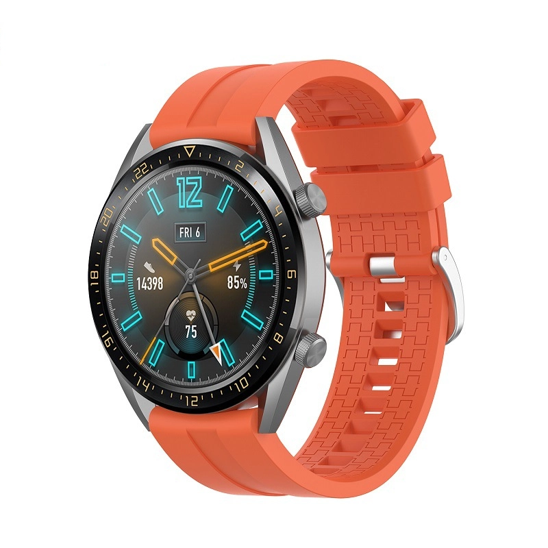 CORREA SILICONA PARA GARMIN ACTIVE / AMAZFIT GTR 2 / NARANJA - 1
