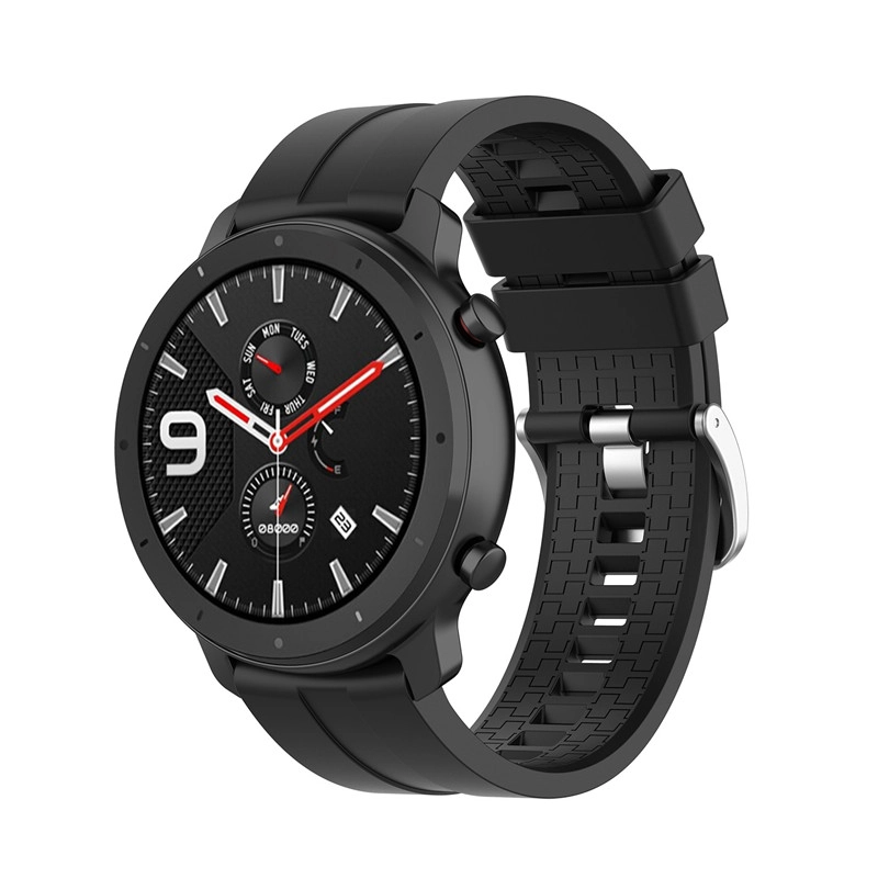 CORREA GLOBAL MOVIL MR SILICONA PARA GARMIN ACTIVE / AMAZFIT GTR 2 / NEGRO - 1