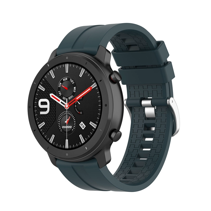 CORREA GLOBAL MOVIL MR SILICONA PARA GARMIN ACTIVE / AMAZFIT GTR 2 / VERDE OSCURO - 1
