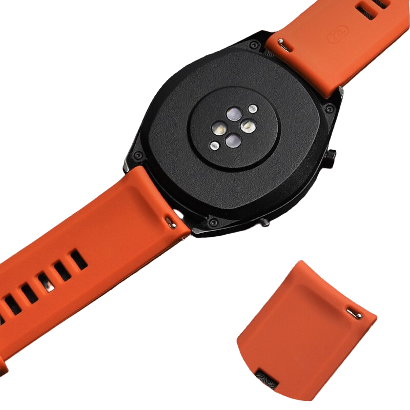 CORREA SILICONA PARA GARMIN ACTIVE / AMAZFIT GTR 2 / ROSADO - 2