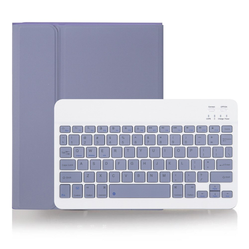 CARCASA FUNDA CON TECLADO PARA IPAD 10MA GEN 10.9 2022 / LAVANDA - 2