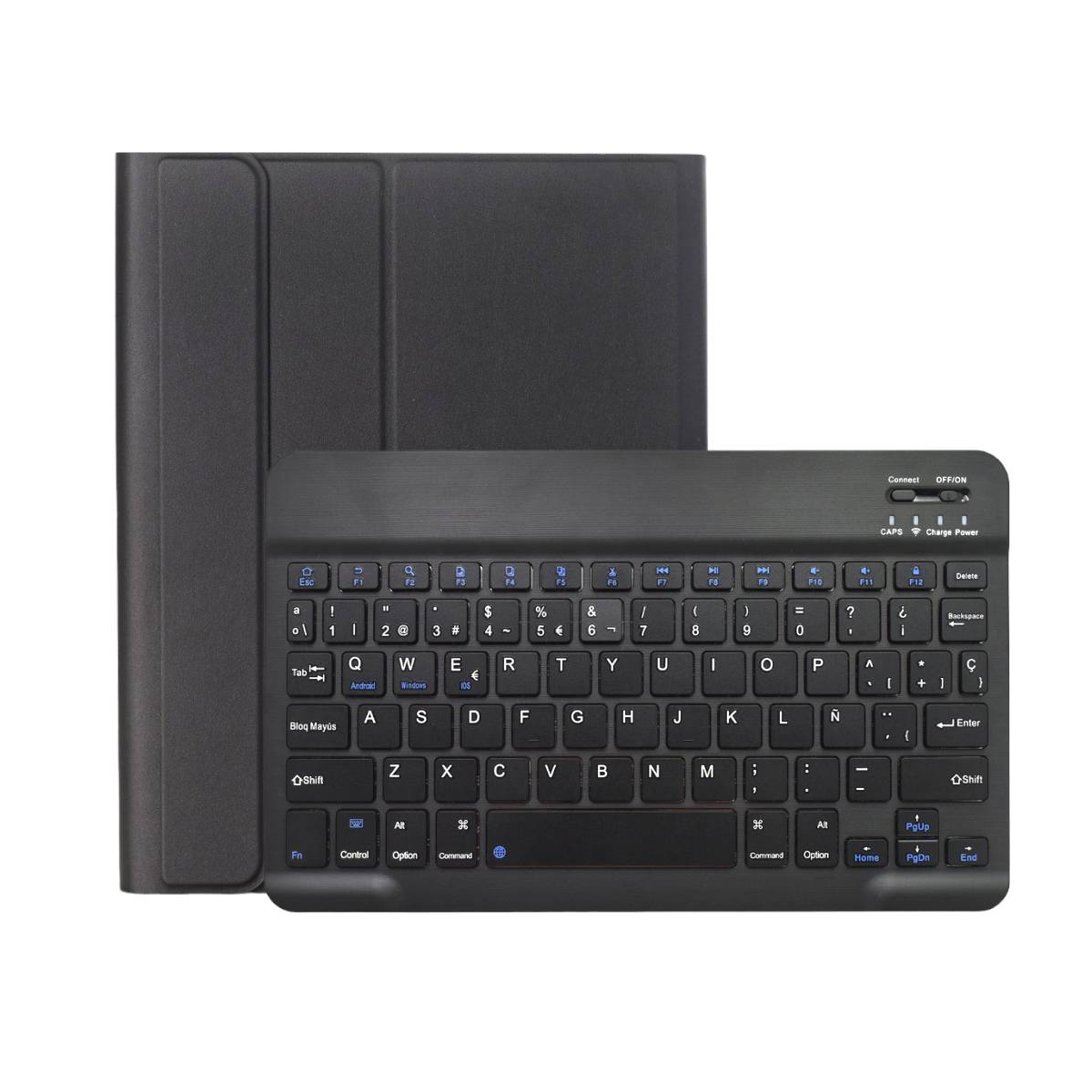 CARCASA FUNDA CON TECLADO PARA IPAD AIR 4 5 TA GENERACIÓN / EN COLOR NEGRO - 2
