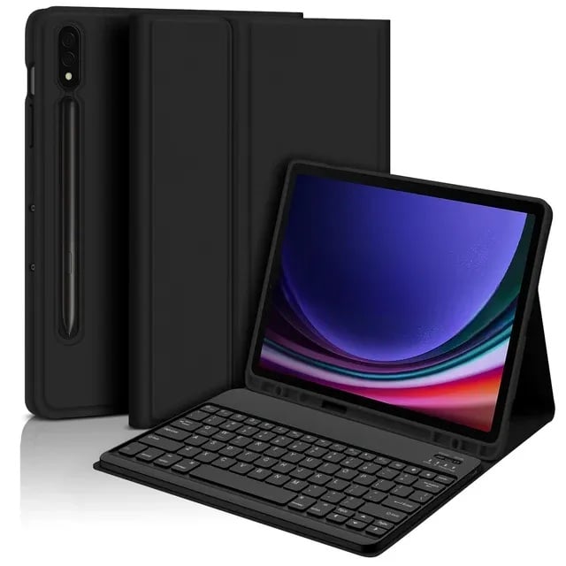 FUNDA CON TECLADO PARA SAMSUNG GALAXY TAB S9 FE PLUS S9 PLUS 12.4 124 - 1